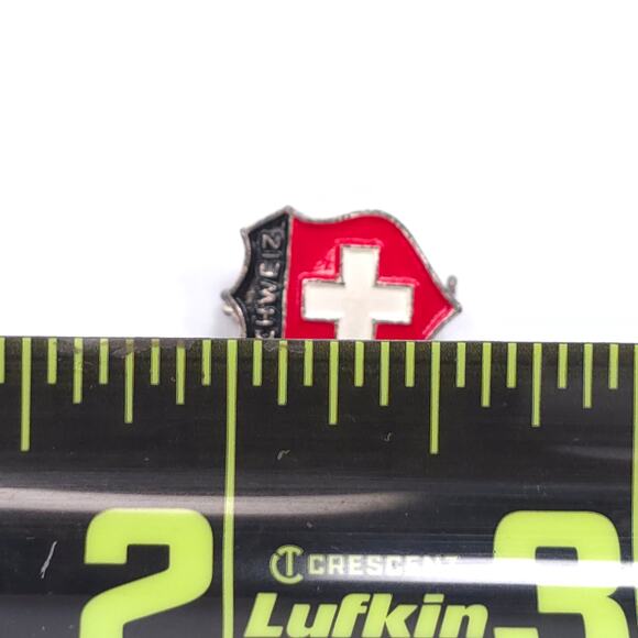 Vintage Schweiz Pinback Pin - Picture 3 of 3